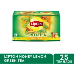 Lipton Honey, Lemon Green Tea Bags Box  (25 Bags)