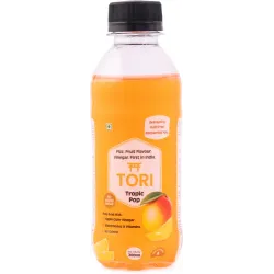Tori Apple Cider Vinegar Infused Sparkling Water | Tropic Pop PET Bottle  (12 x 200 ml)