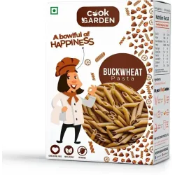 Cook Garden Buckwheat/Kuttu |No Maida|Vegan|High Protein & Fiber | Penne Pasta  (300 g)