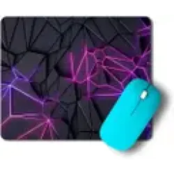 Aggarwal Pursuits Printed Zik- Zak Premium-Textured Custom Mouse Mat Thick 7x9.5 inch Non Slip Base Mousepad  (Black)